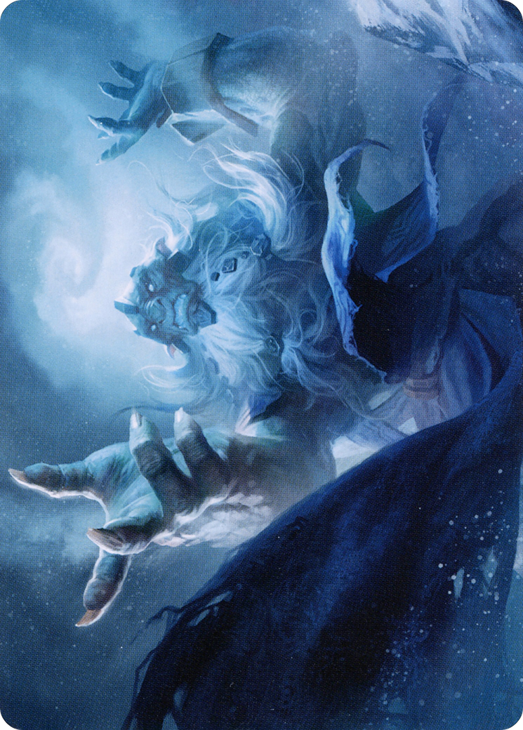 Cyclone Summoner Art Card (ASKHM-013) (Borderless) [Art Series: Kaldheim]