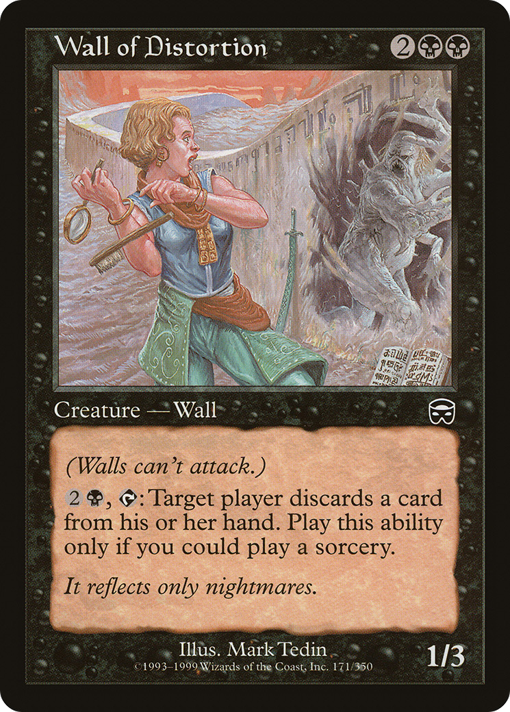 Wall of Distortion (MMQ-171) [Mercadian Masques] Foil