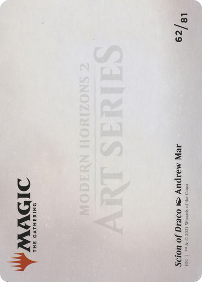 Scion of Draco // Scion of Draco (AMH2-062) (Borderless) [Modern Horizons 2 Art Series] Foil