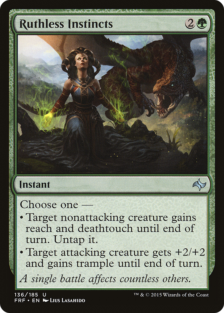 Ruthless Instincts (FRF-136) [Fate Reforged] Foil