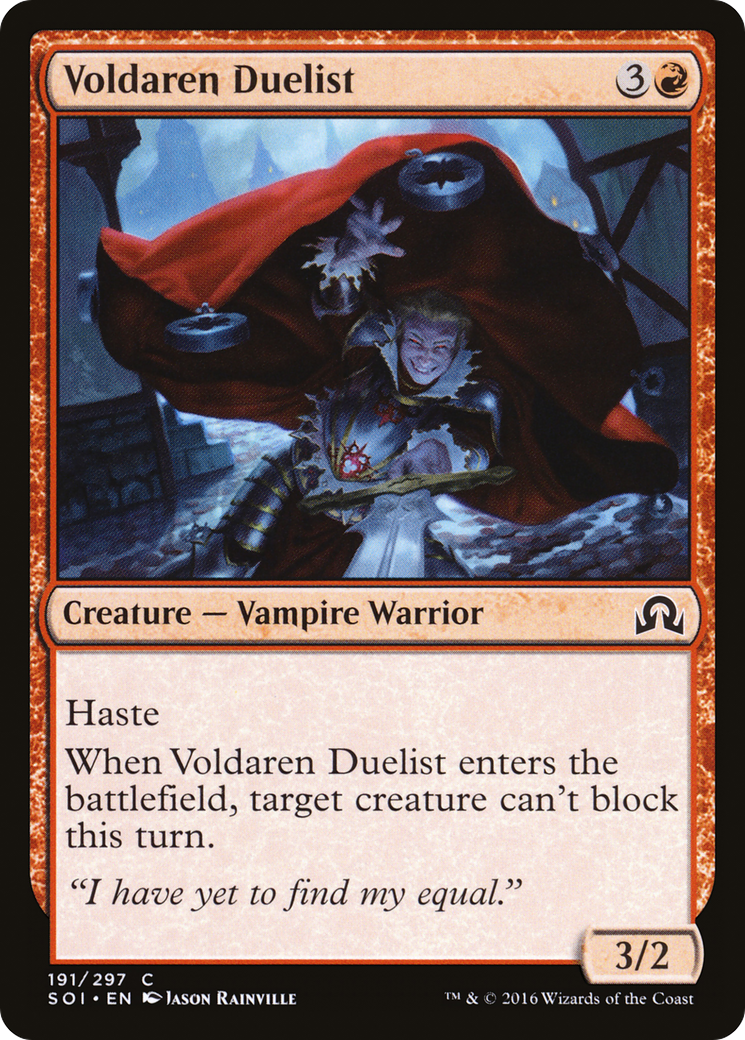Voldaren Duelist (SOI-191) [Shadows over Innistrad]