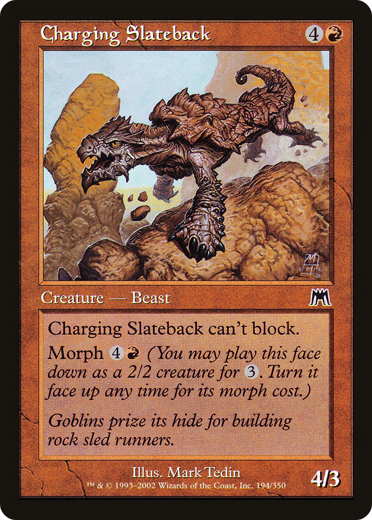 Charging Slateback (ONS-194) [Onslaught] Foil
