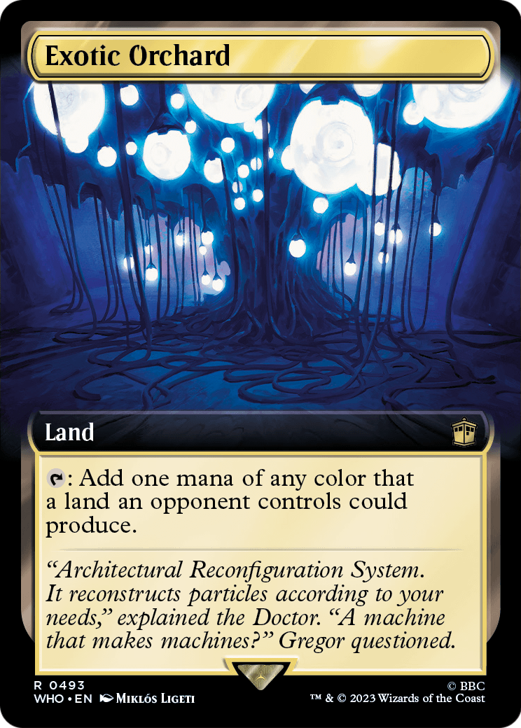 Exotic Orchard (Extended Art) (WHO-493) [Doctor Who] Foil