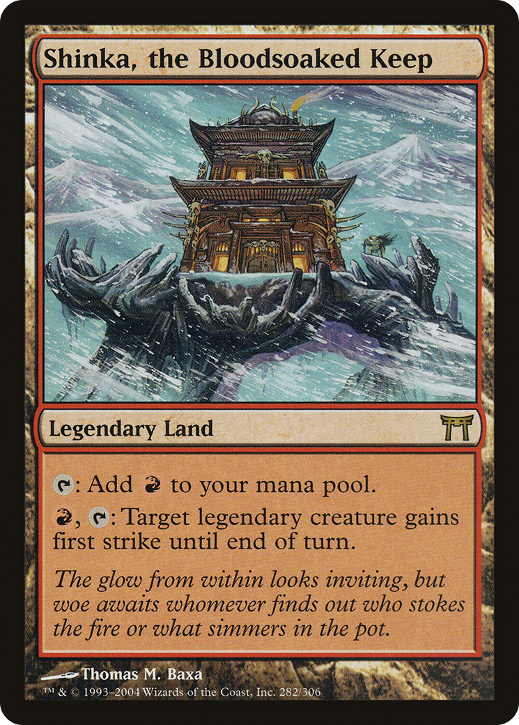 Shinka, the Bloodsoaked Keep (CHK-282) [Champions of Kamigawa]