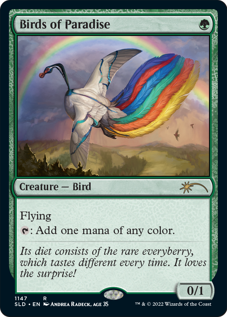 Birds of Paradise (SLD-1147) [Secret Lair Drop] Foil