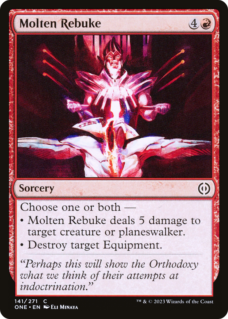 Molten Rebuke (ONE-141) [Phyrexia: All Will Be One]