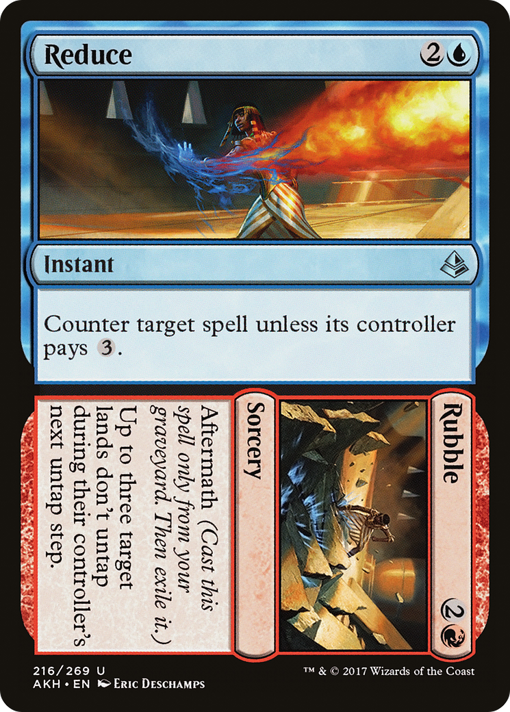 Reduce // Rubble (AKH-216) [Amonkhet] Foil