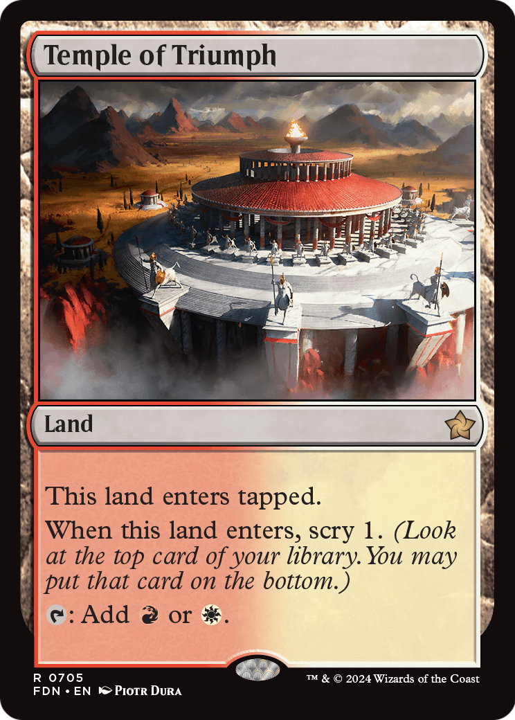 Temple of Triumph (FDN-705) [Foundations]