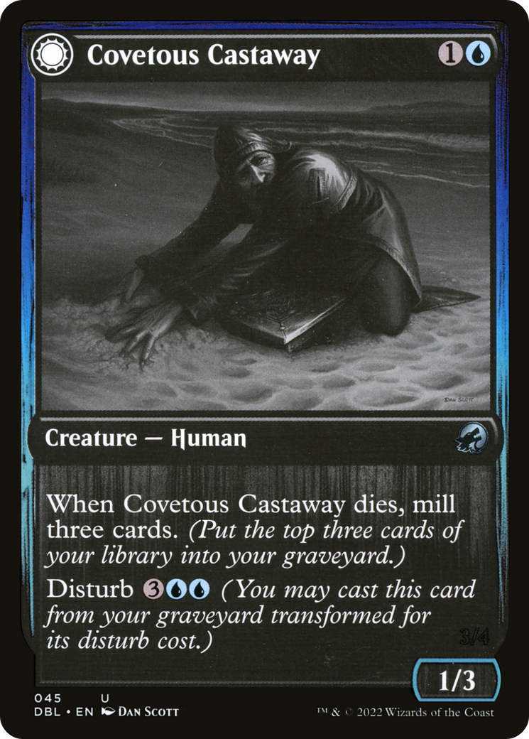 Covetous Castaway (DBL-045) [Innistrad: Double Feature]