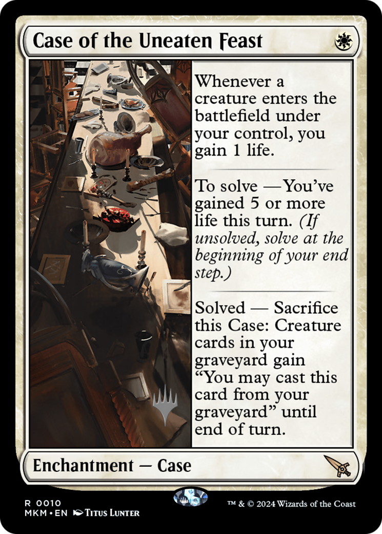 Case of the Uneaten Feast (PPMKM-010) [Promo Pack: Murders at Karlov Manor Promos]