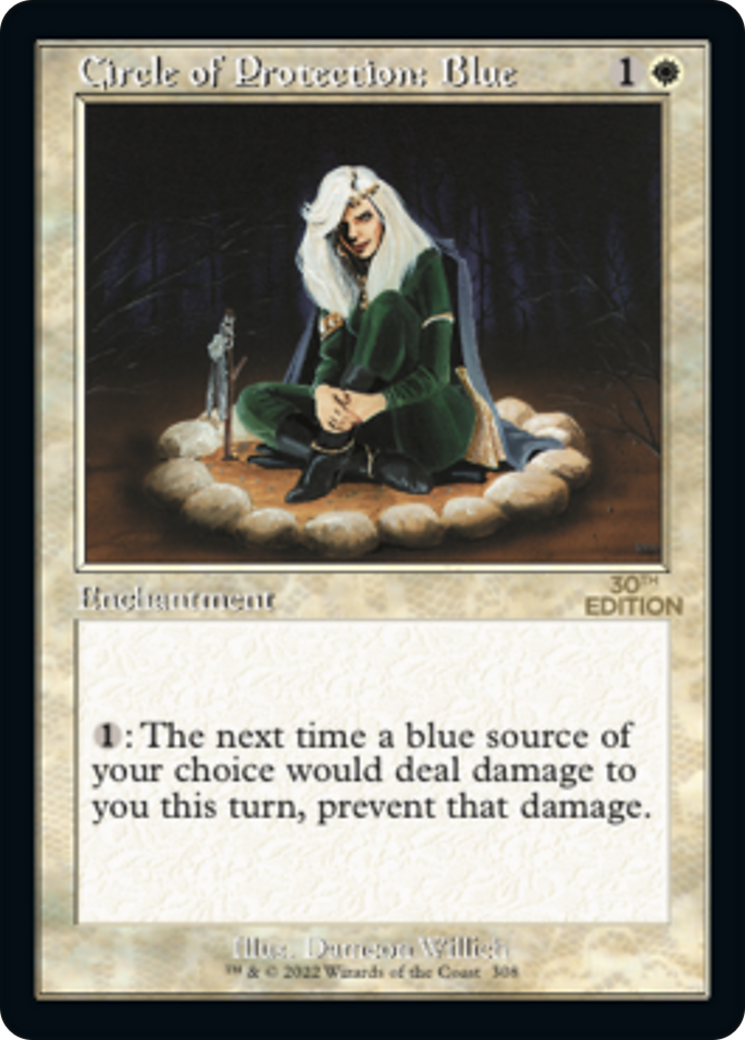 Circle of Protection: Blue (Retro Frame) (30A-308) [30th Anniversary Edition]