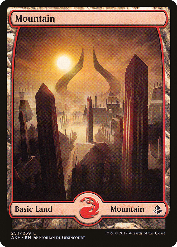 Mountain (253) - Full Art (AKH-253) [Amonkhet]
