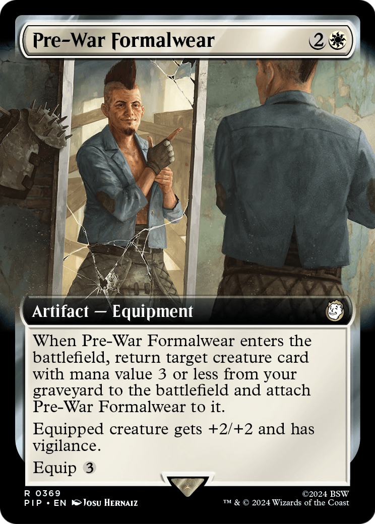 Pre-War Formalwear (Extended Art) (PIP-369) [Fallout] Foil