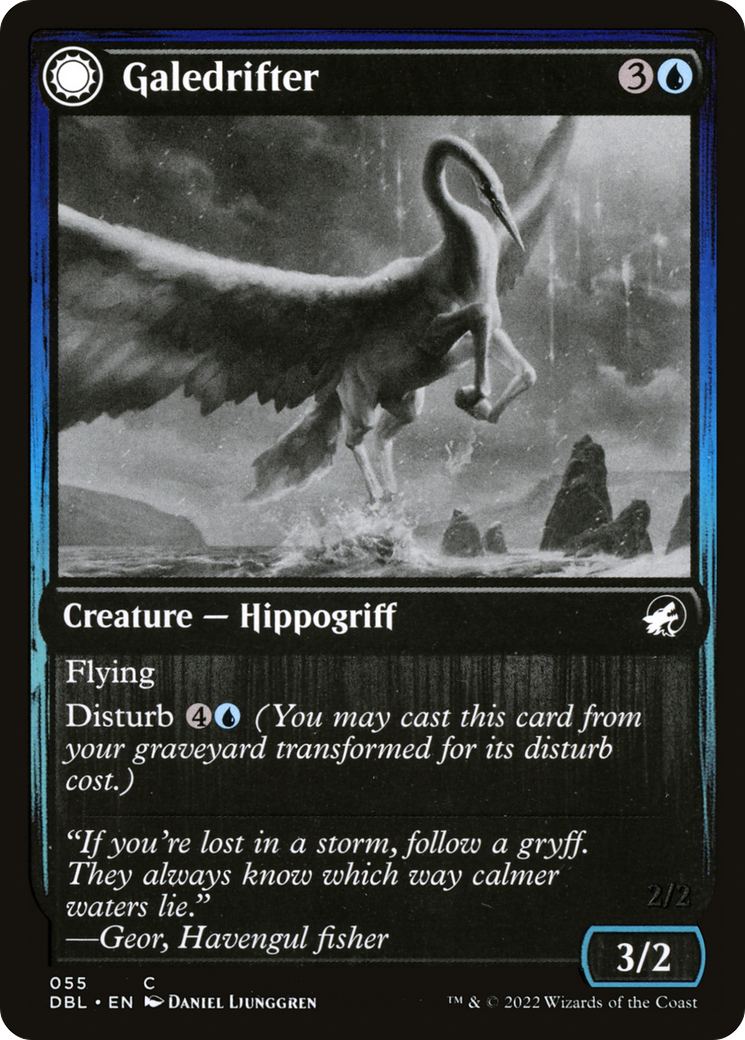 Galedrifter (DBL-055) [Innistrad: Double Feature] Foil