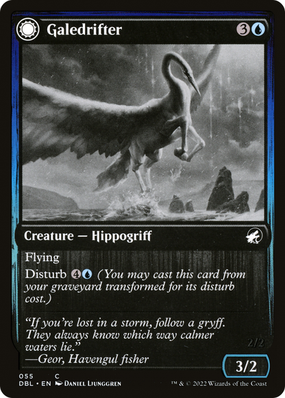 Galedrifter (DBL-055) [Innistrad: Double Feature] Foil