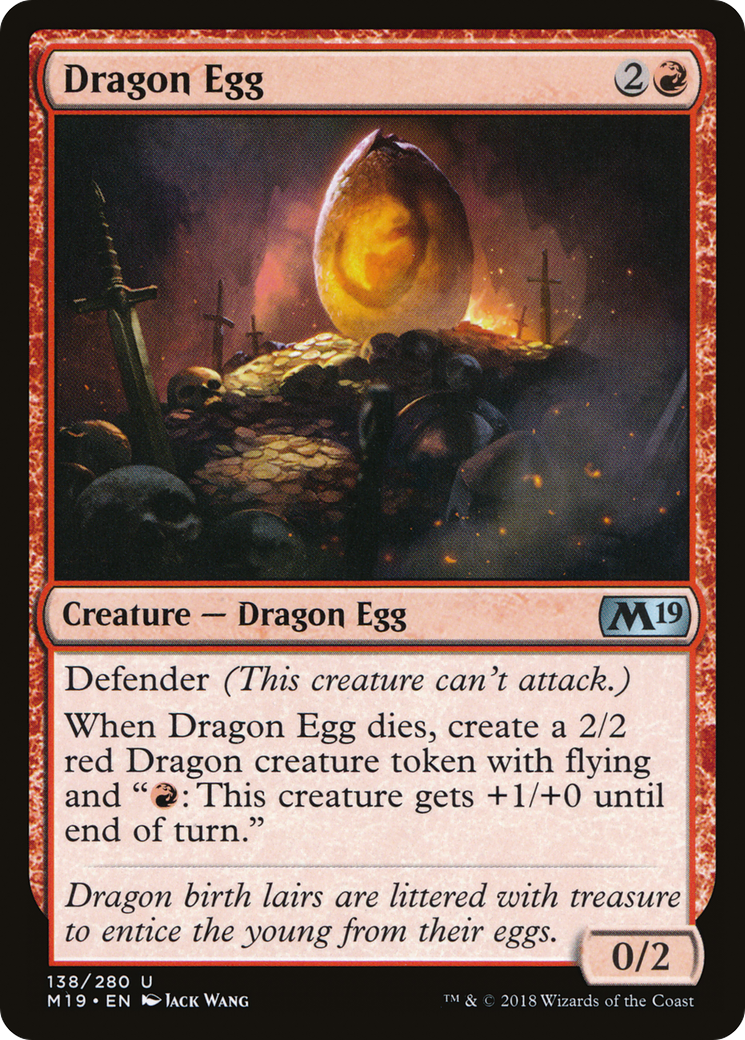 Dragon Egg (M19-138) [Core Set 2019]