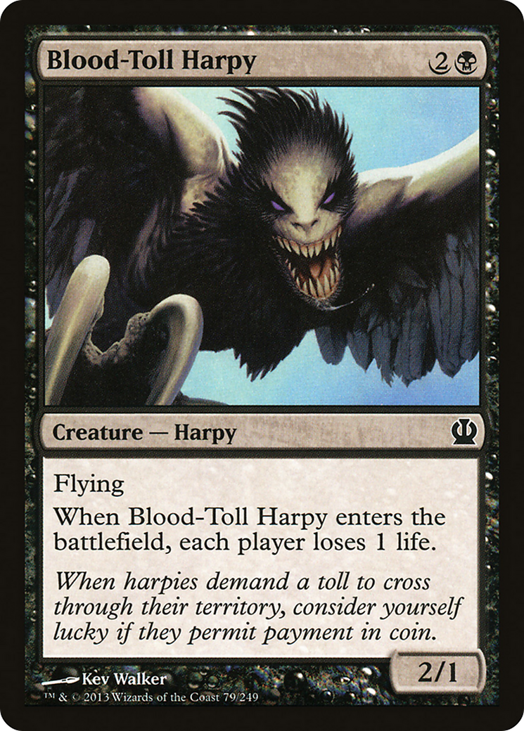 Blood-Toll Harpy (THS-079) [Theros]