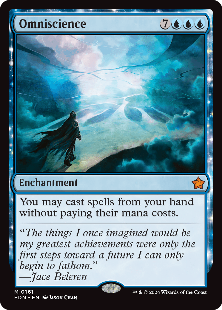 Omniscience (FDN-161) [Foundations] Foil