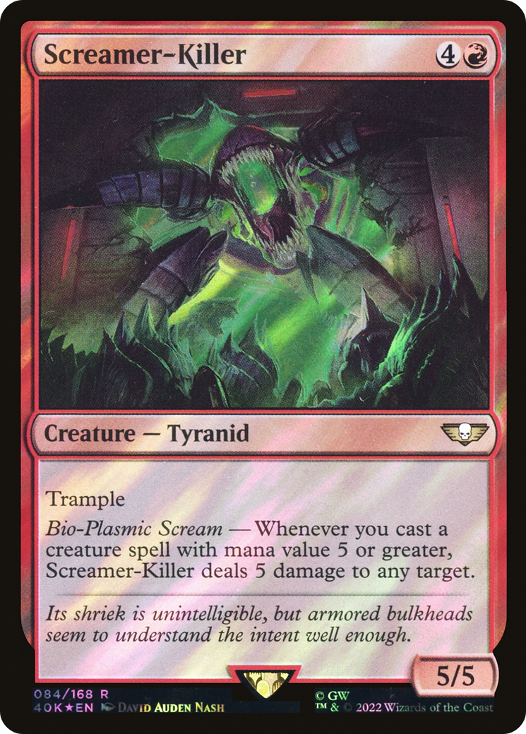 Screamer-Killer (Surge Foil) (40K-084) [Warhammer 40,000 Commander] Foil