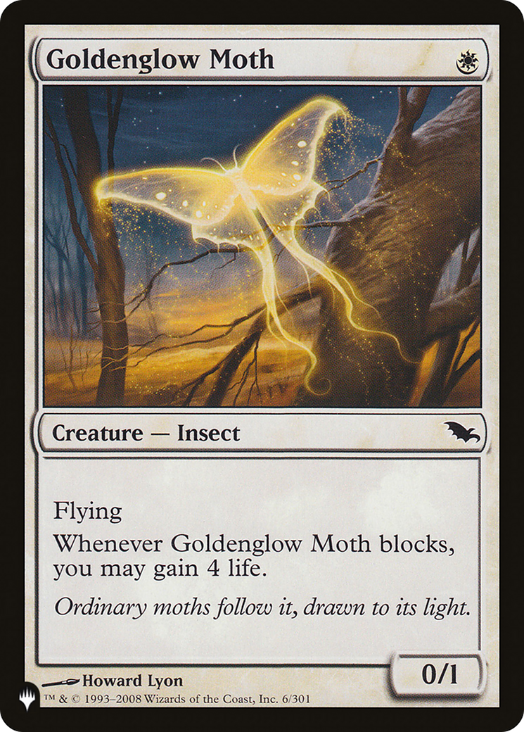 Goldenglow Moth (LIST-SHM-6) [The List]