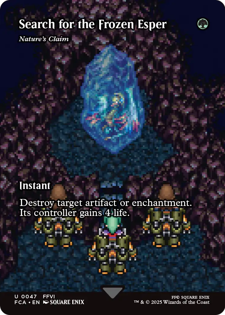Search for the Frozen Esper - Nature's Claim (Showcase) (FCA-047) (Borderless) [FINAL FANTASY: Through the Ages]