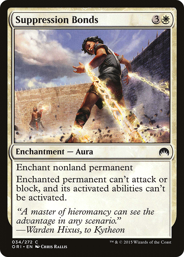 Suppression Bonds (ORI-034) [Magic Origins]
