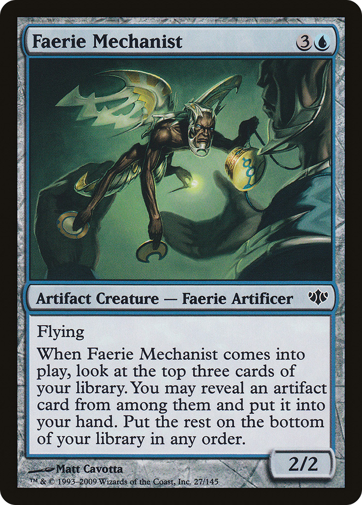 Faerie Mechanist (CON-027) [Conflux] Foil