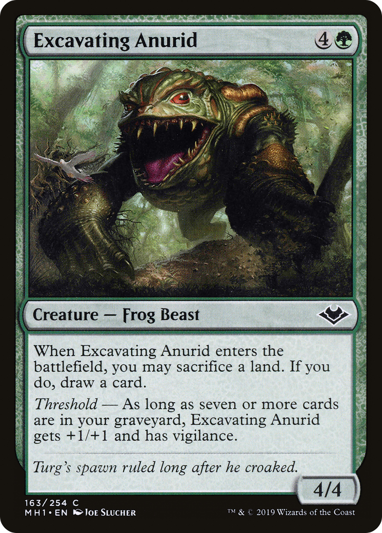 Excavating Anurid (MH1-163) [Modern Horizons] Foil