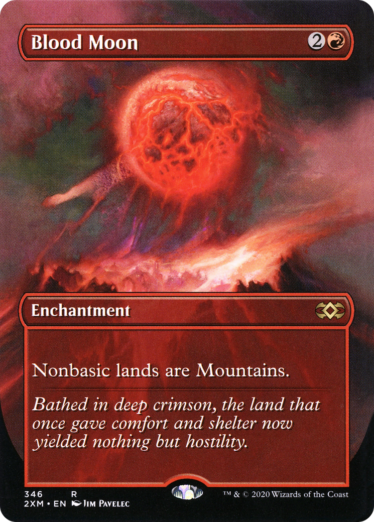 Blood Moon (Borderless) (2XM-346) [Double Masters] Foil