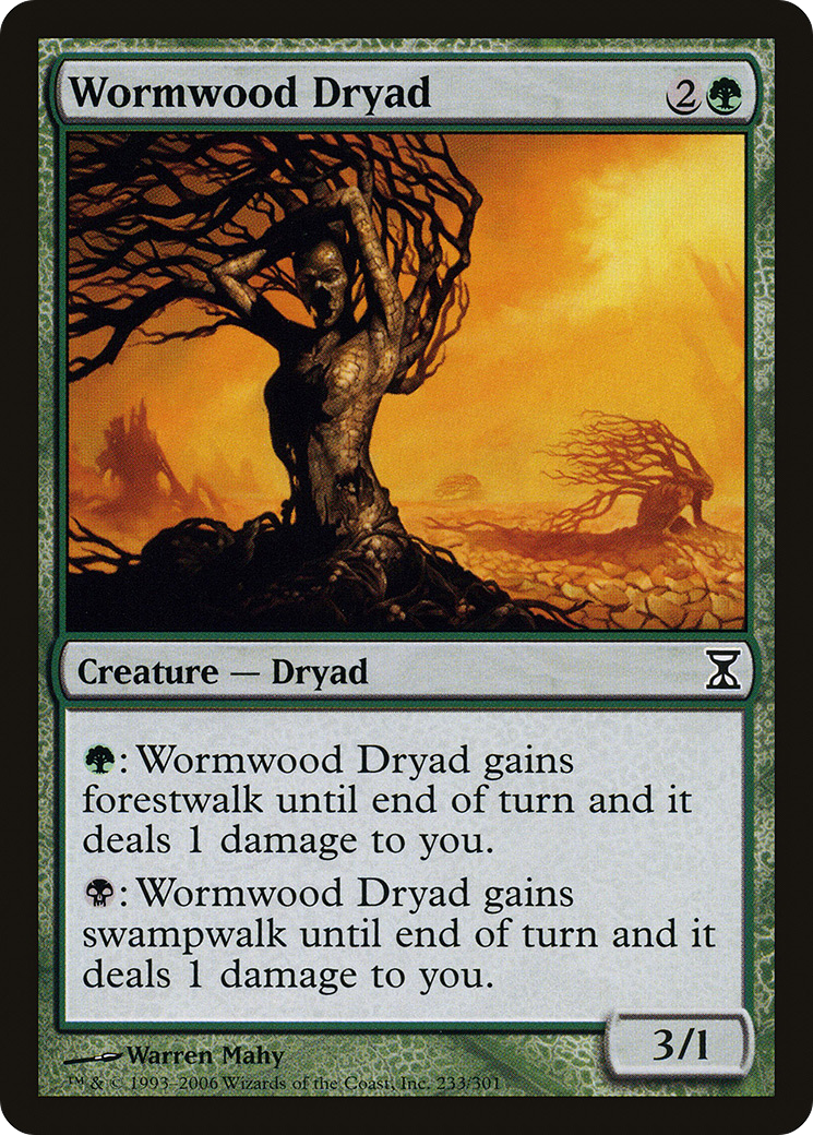 Wormwood Dryad (TSP-233) [Time Spiral]