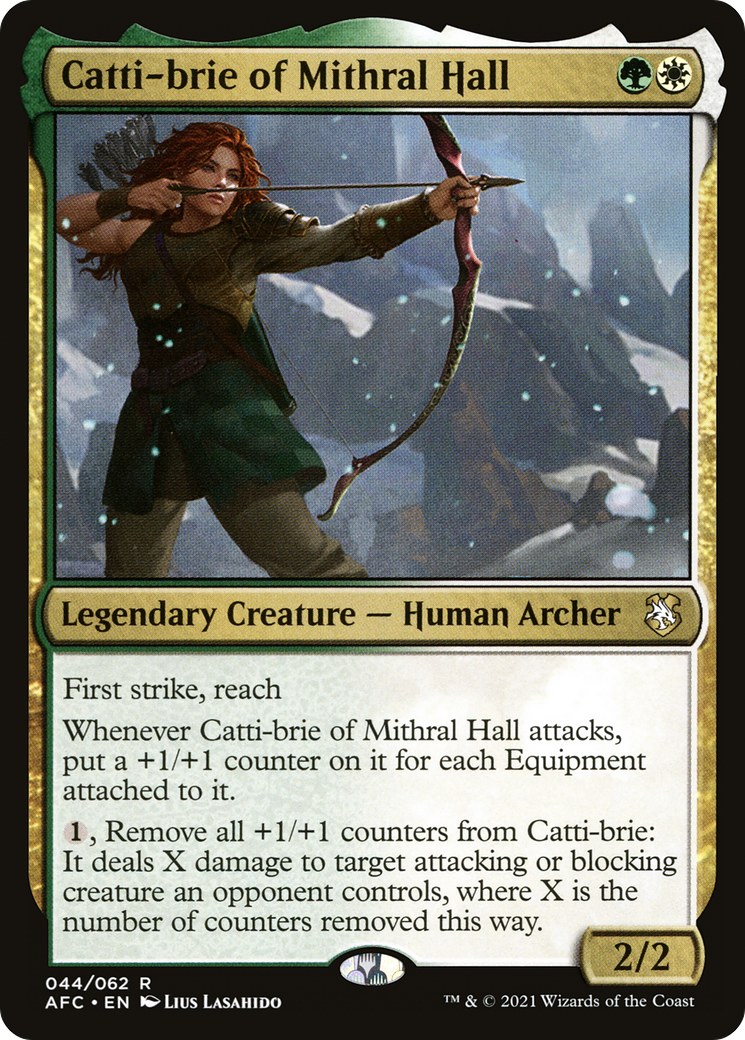 Catti-brie of Mithral Hall (AFC-044) [Forgotten Realms Commander]