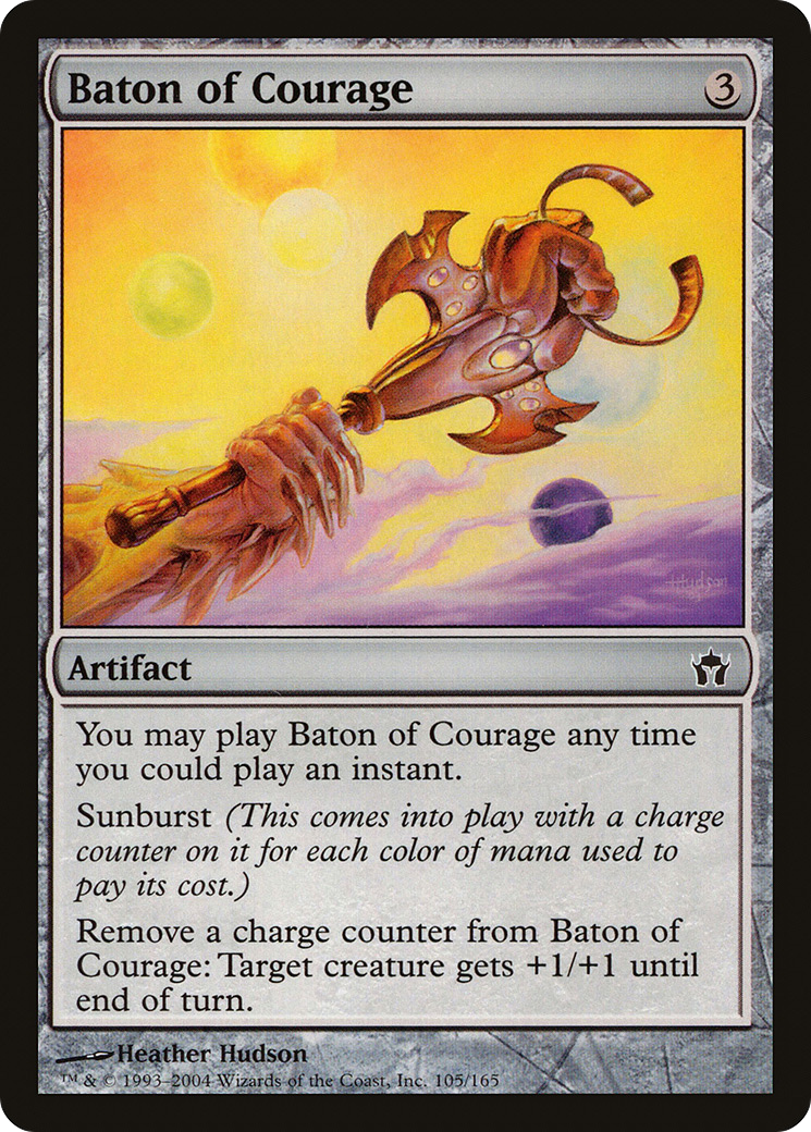 Baton of Courage (5DN-105) [Fifth Dawn] Foil