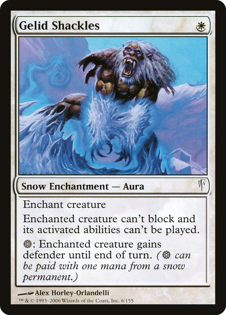 Gelid Shackles (CSP-006) [Coldsnap] Foil
