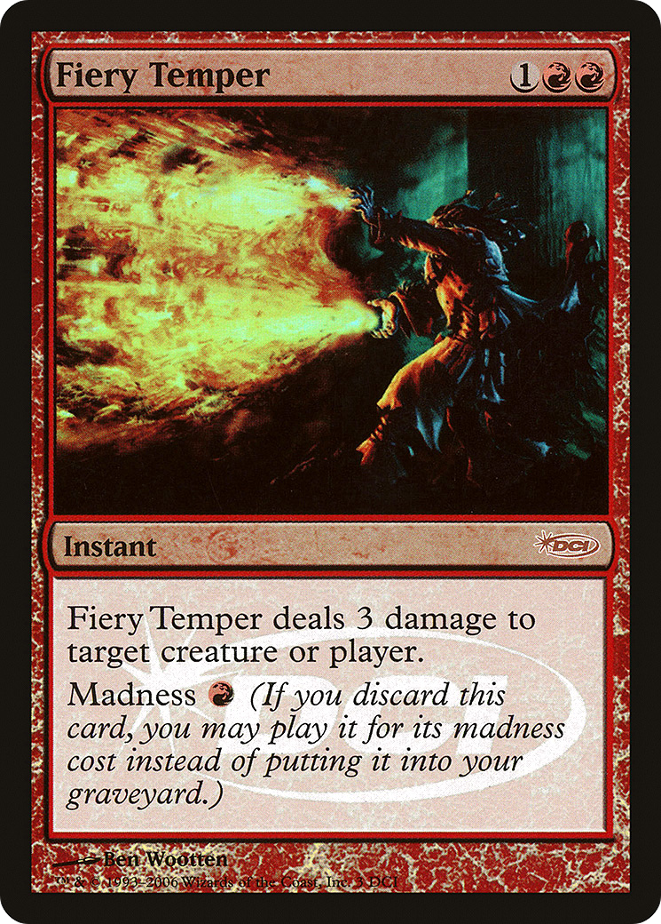 Fiery Temper (WPN-003) [DCI Promos] Foil
