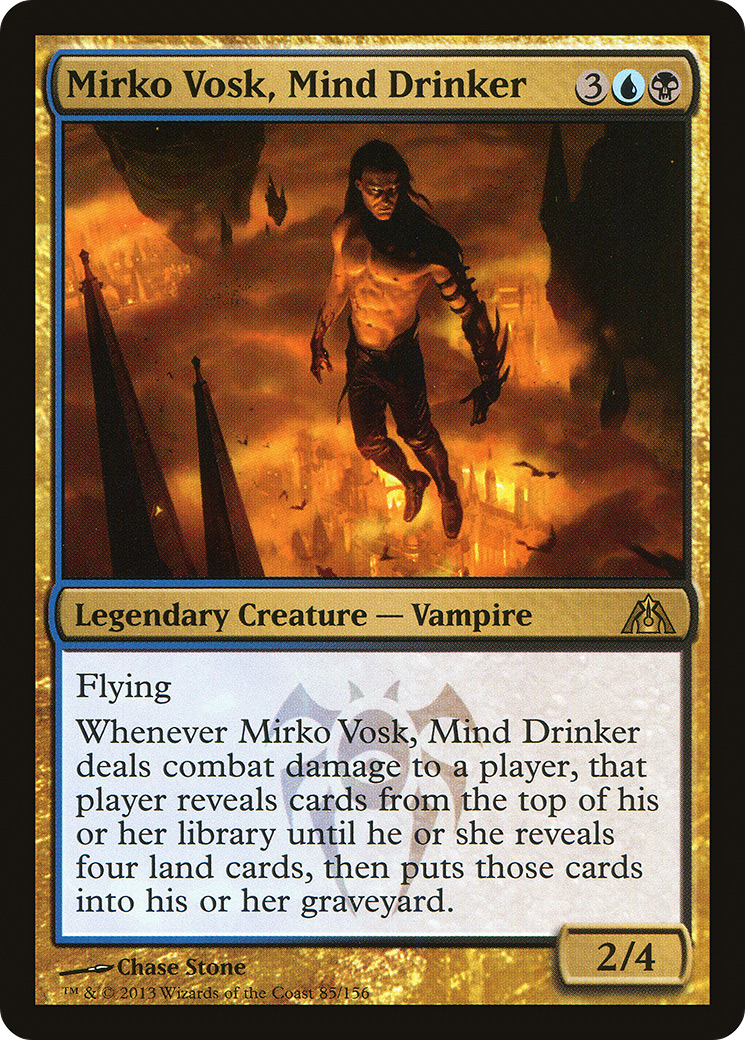 Mirko Vosk, Mind Drinker (DGM-085) [Dragon's Maze] Foil