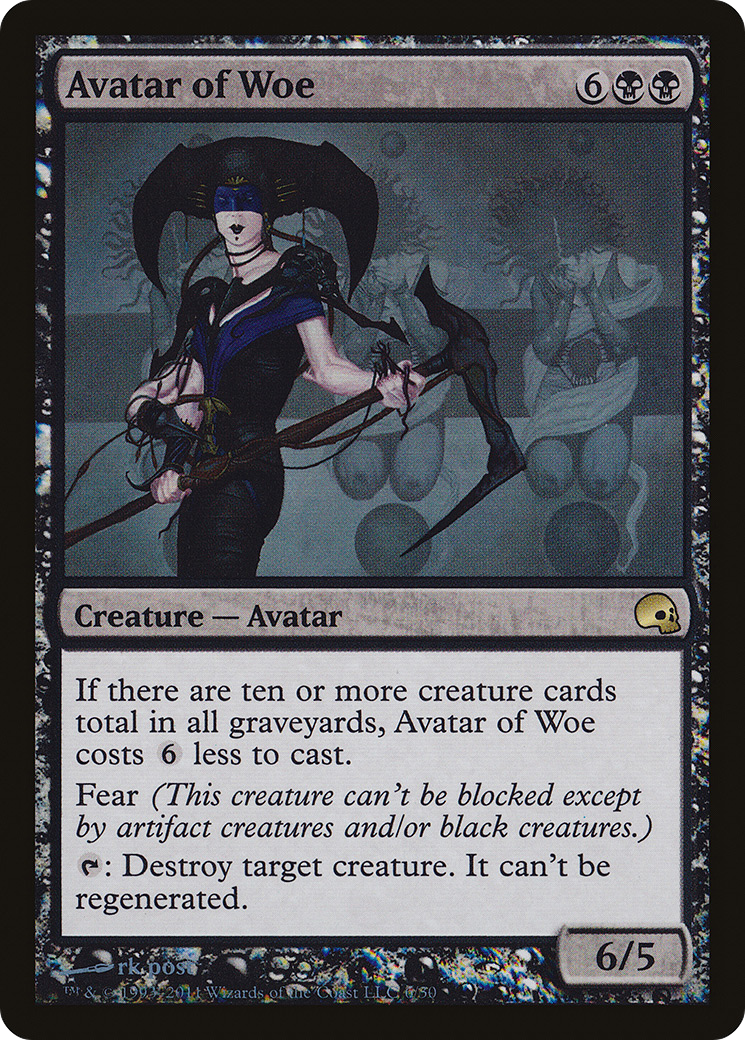 Avatar of Woe (GRV-006) [Premium Deck Series: Graveborn] Foil
