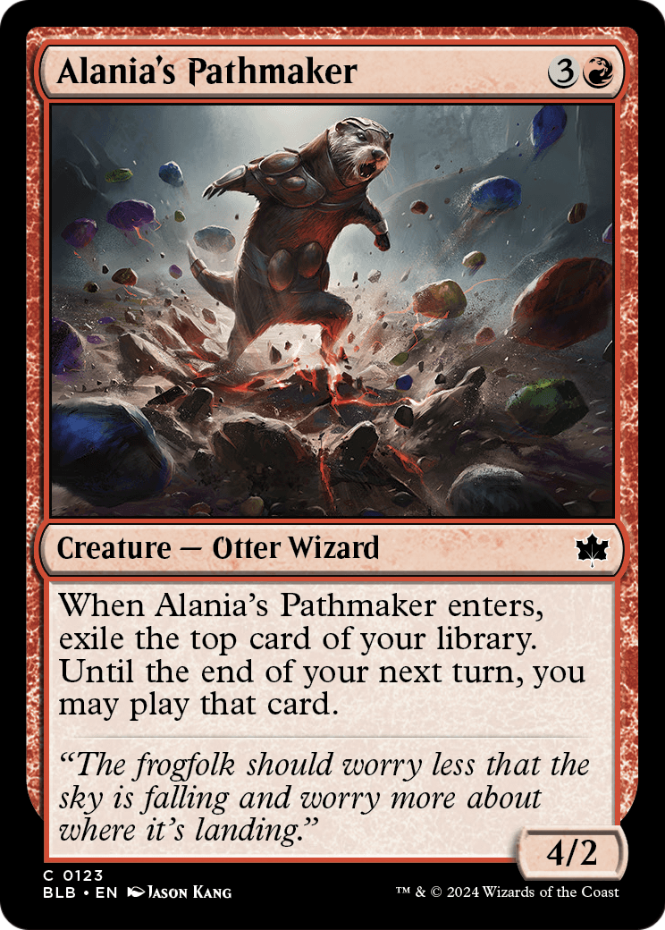 Alania's Pathmaker (BLB-123) [Bloomburrow]