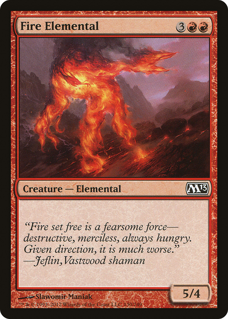 Fire Elemental (M13-130) [Magic 2013]