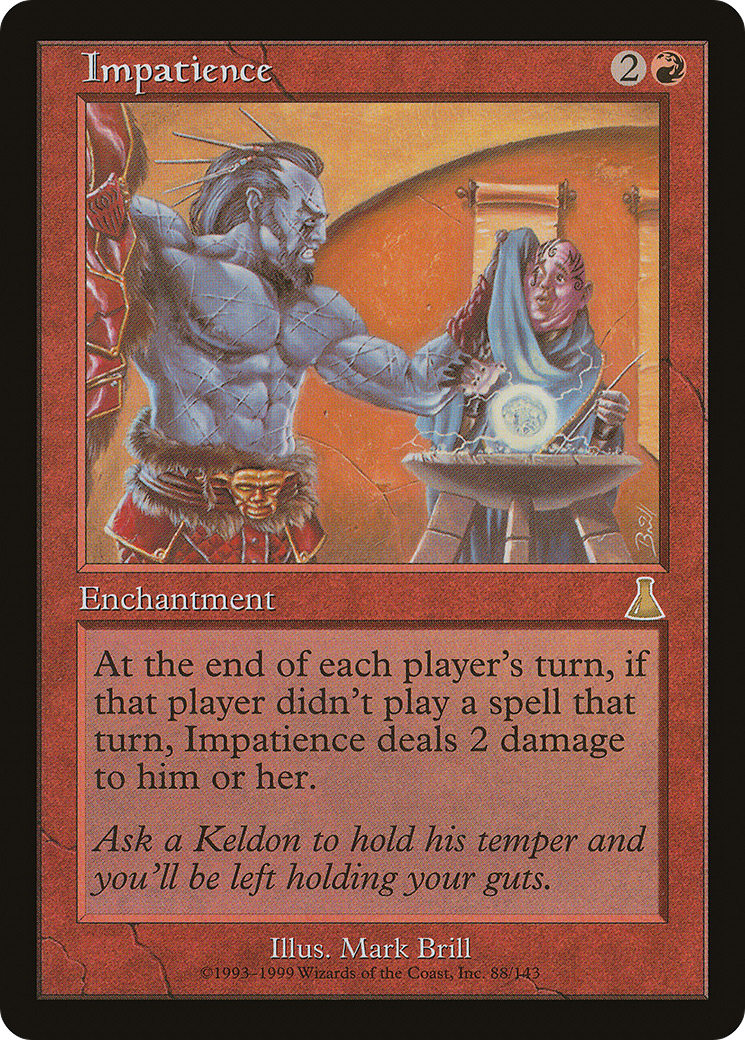 Impatience (UDS-088) [Urza's Destiny]