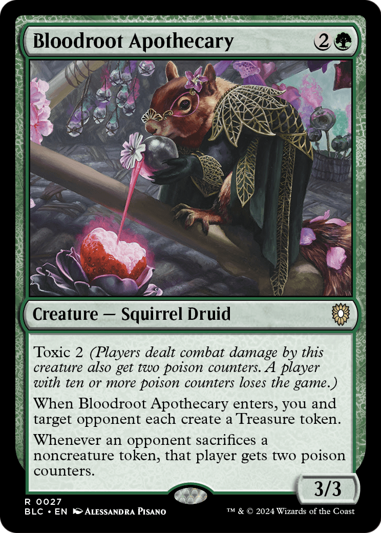 Bloodroot Apothecary (BLC-027) [Bloomburrow Commander]