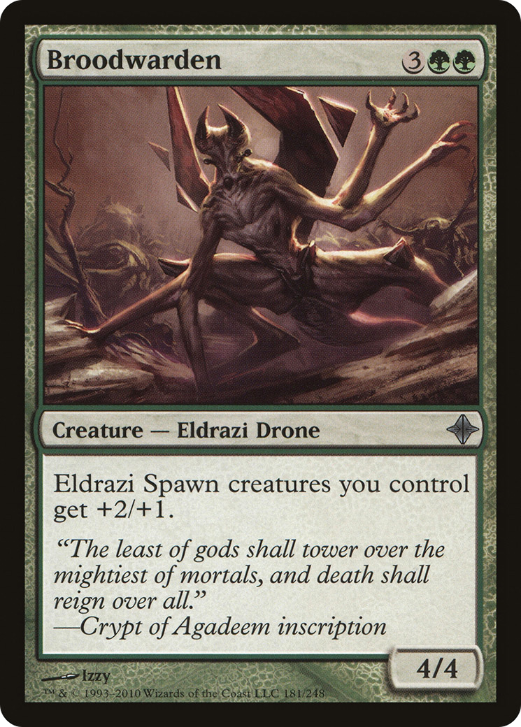 Broodwarden (ROE-181) [Rise of the Eldrazi] Foil