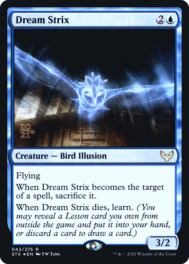 Dream Strix (PRE-42S) [Strixhaven: School of Mages Promos] Foil