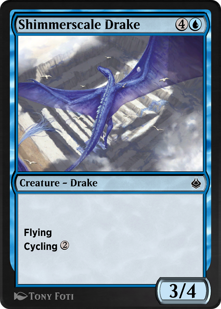 Shimmerscale Drake (AKR-078) [Amonkhet Remastered]