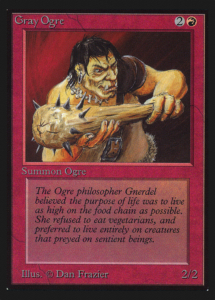 Gray Ogre (IE) [Intl. Collectors' Edition]