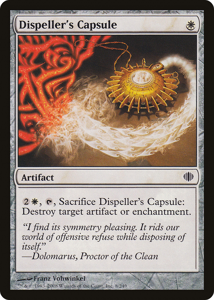 Dispeller's Capsule (ALA-008) [Shards of Alara] Foil