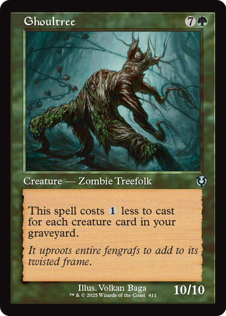Ghoultree (Retro Frame) (INR-411) [Innistrad Remastered] Foil