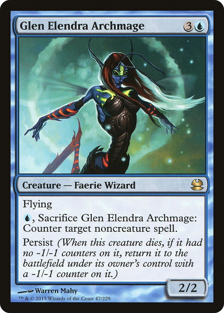 Glen Elendra Archmage (MMA-047) [Modern Masters] Foil