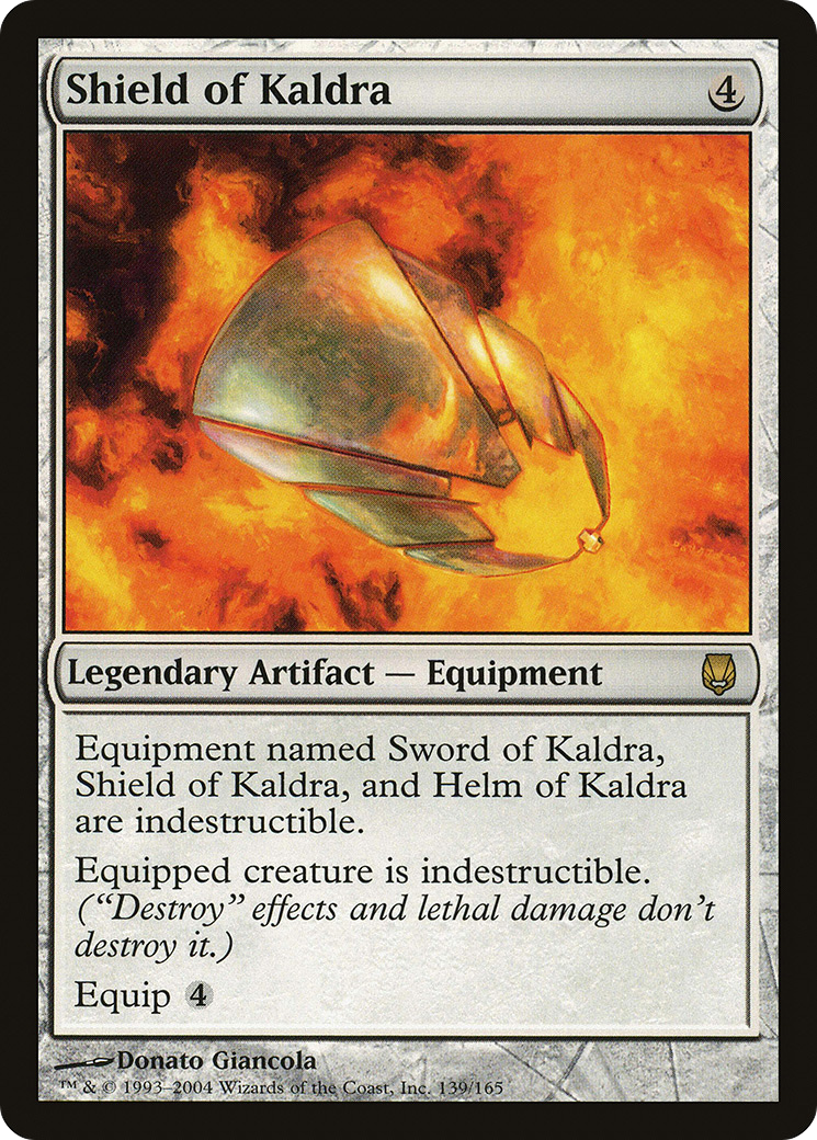 Shield of Kaldra (DST-139) [Darksteel] Foil