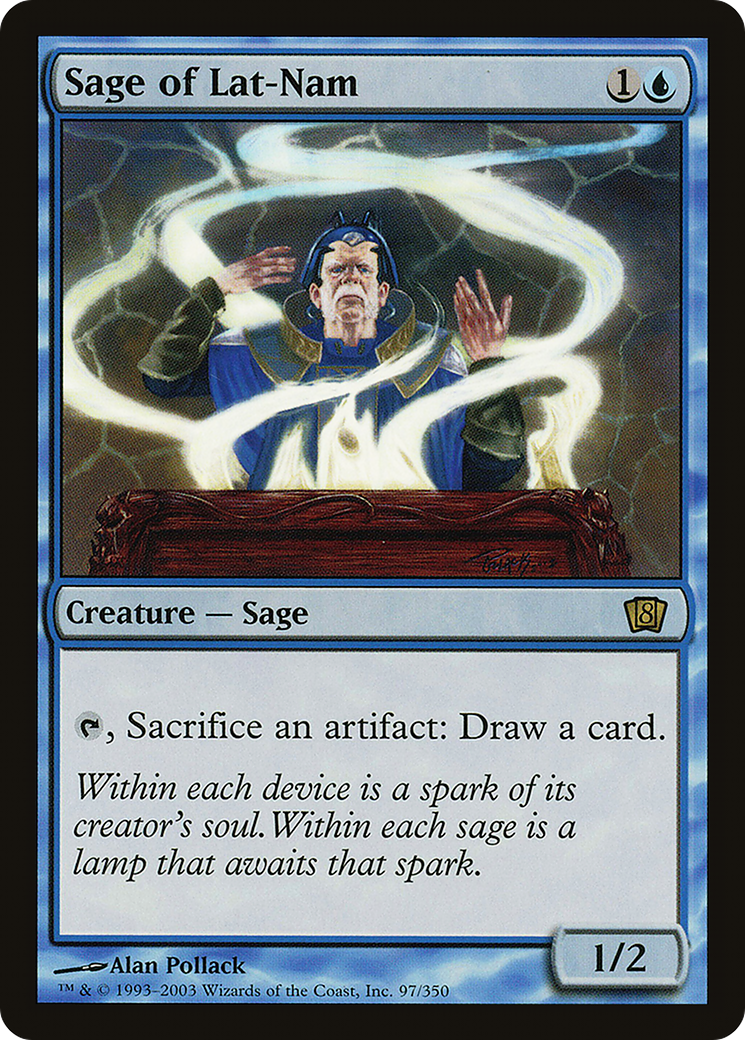 Sage of Lat-Nam (8ED-097) [8th Edition] Foil