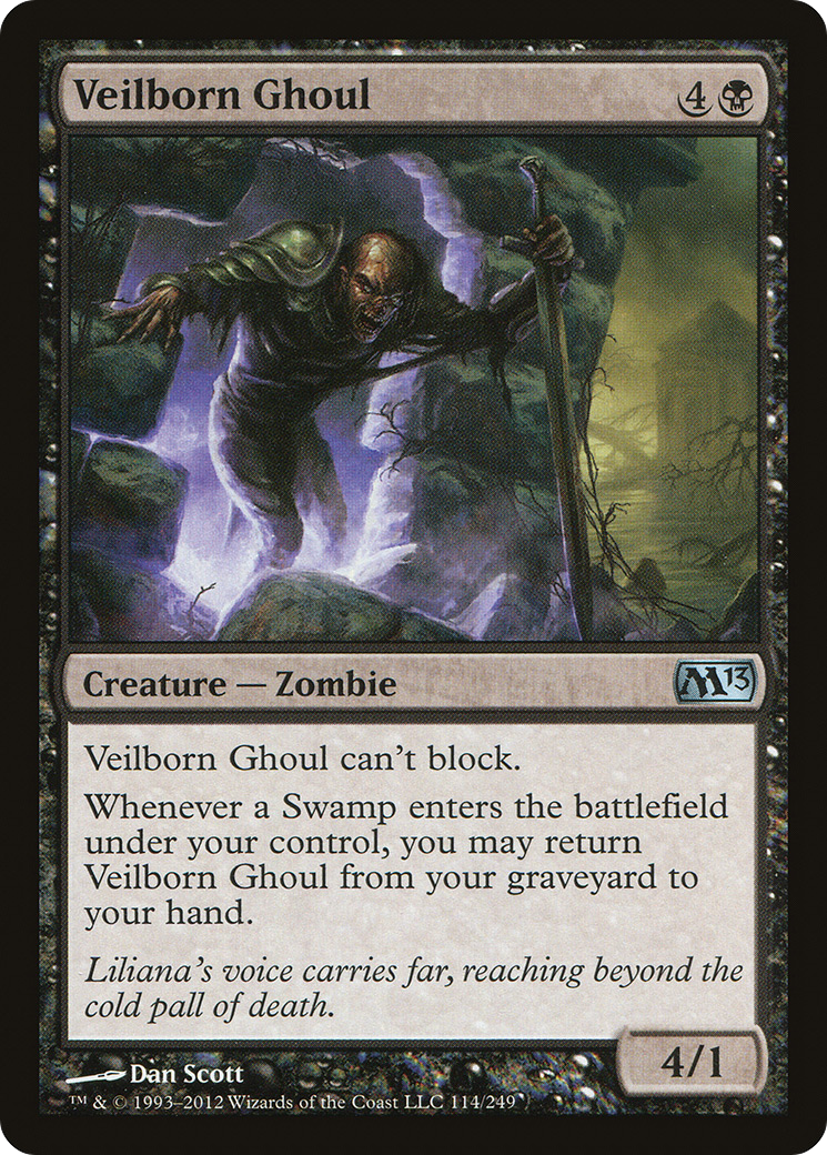 Veilborn Ghoul (M13-114) [Magic 2013]